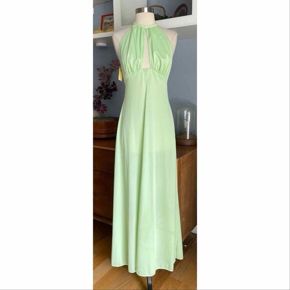 Cinandre Dresses & Skirts - Vtg 70’s Cinandre Leisure Lingerie Maxi Dress Nightgown Loungewear Halter S